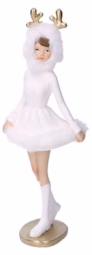 Donna resina ballerina cm 12x9xh32,5