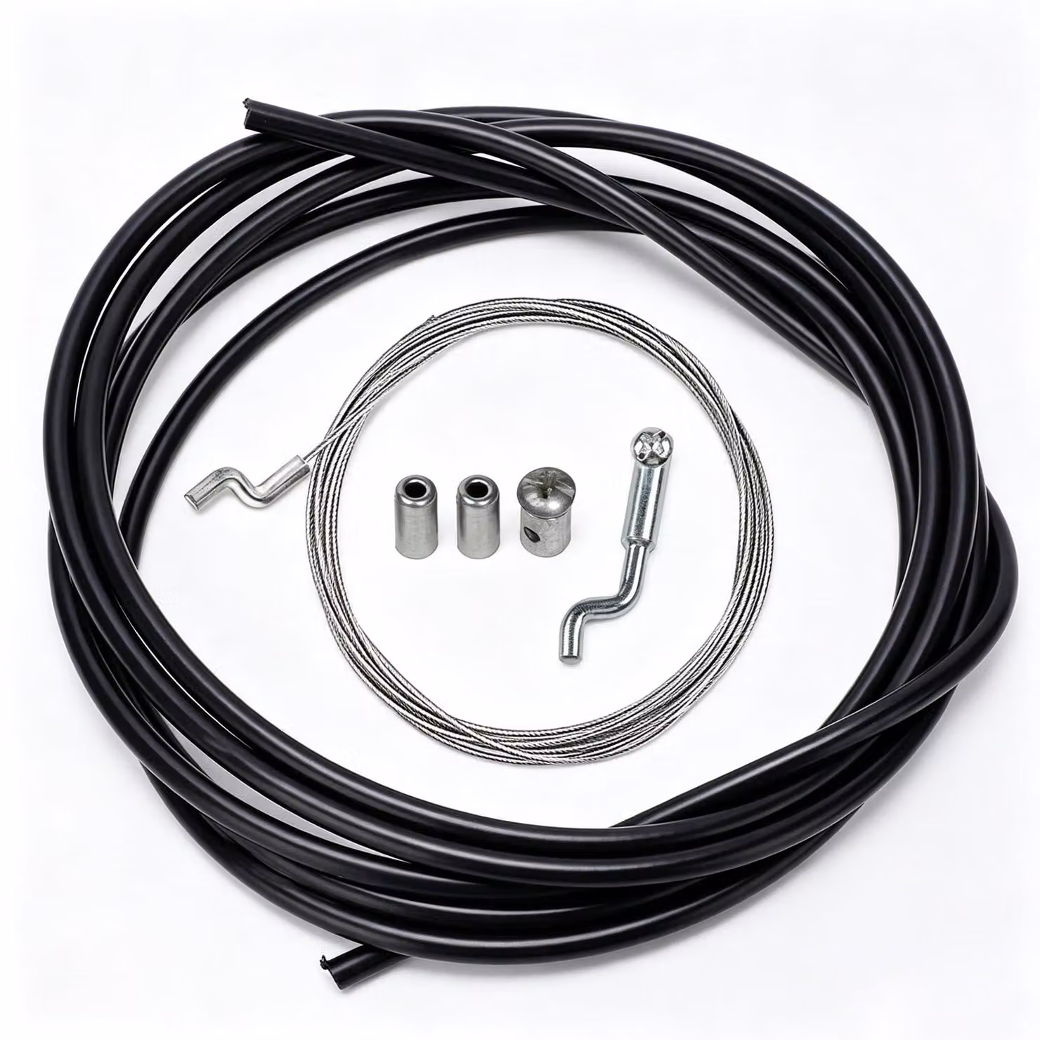 Cavo per acceleratore universale per tosaerba, 1,5 mm, con connettore a "Z" e collegamento a vite