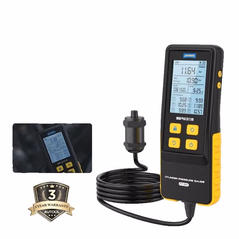 Tester di compressione motore, display digitale, ampio intervallo di pressione