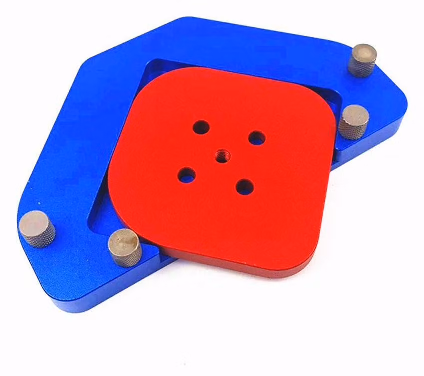 Modello in alluminio per pannelli - Pannello in legno - Utensile per la lavorazione del legno - Posizionamento - Pratico - Resistente - Attrezzo per la lavorazione del legno