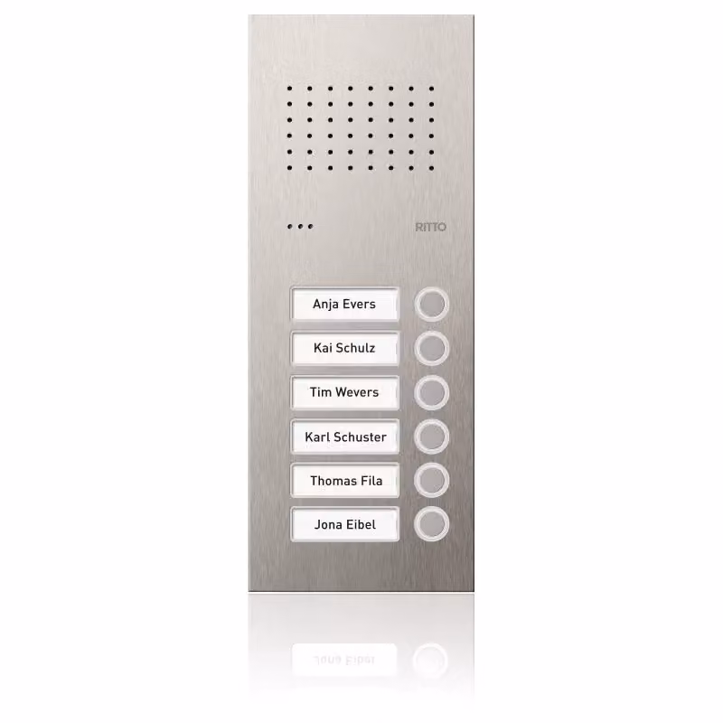 Posto esterno Ritto Pur in acciaio inox RGE1810625