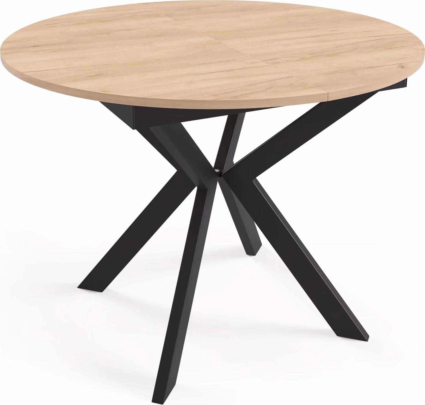 FURNLUX Tavolo da pranzo Leia Beige 100cm / Colore principale: Beige / Dimensioni: 100 x 78 x 138 cm
