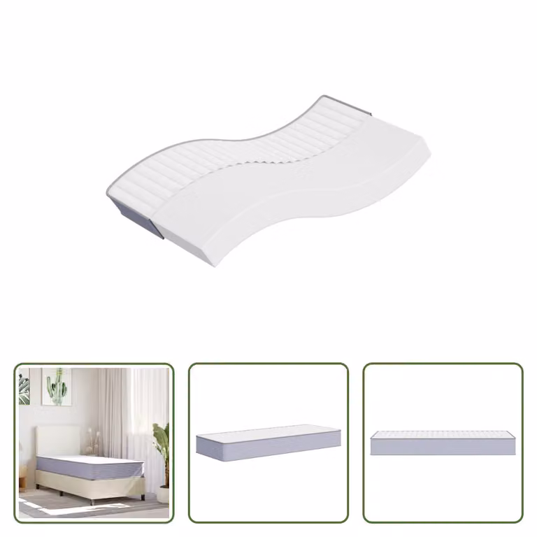 The Living Store Materasso in schiuma Medium Soft 90x190 cm
