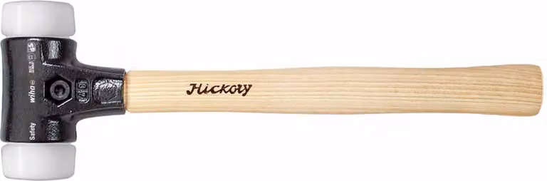 Wiha 26644 martello Mallet nero, bianco, legno