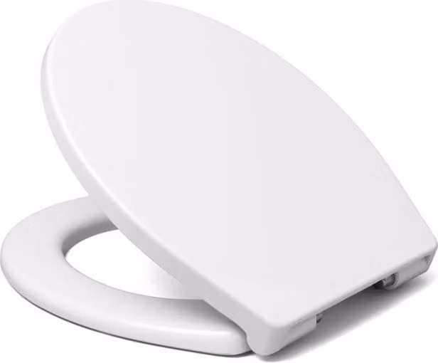 Copertura per WC compatibile con i modelli Kolo nova Top Pico, colore bianco, sistema di chiusura ammortizzata SoftClose, materiale Duroplast