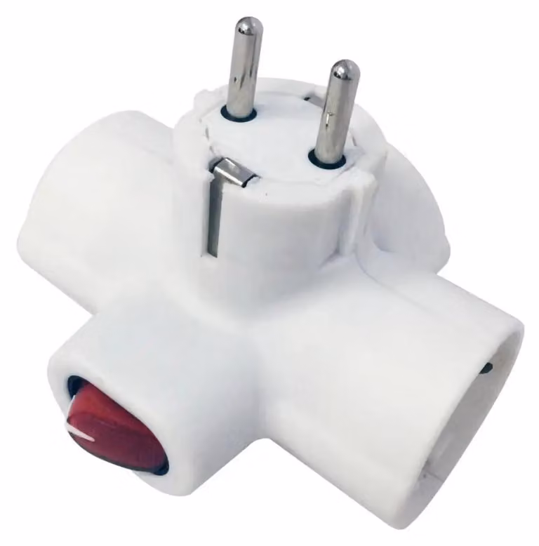 NEU Aufputz Schuko Steckdosen 1-fach, 2-fach, 3 fach e 4-fach oder Verteiler