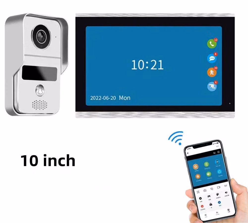 Citofono video wireless - Campanello video - Sistema di intercomunicazione - Sicurezza domestica - Campanello digitale