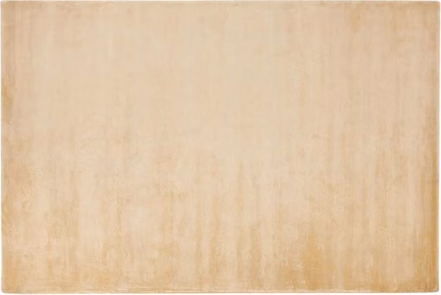 Tappeto Beliani in viscosa beige sabbia, moderno e annodato a mano, L: 230 cm x P: 160 cm