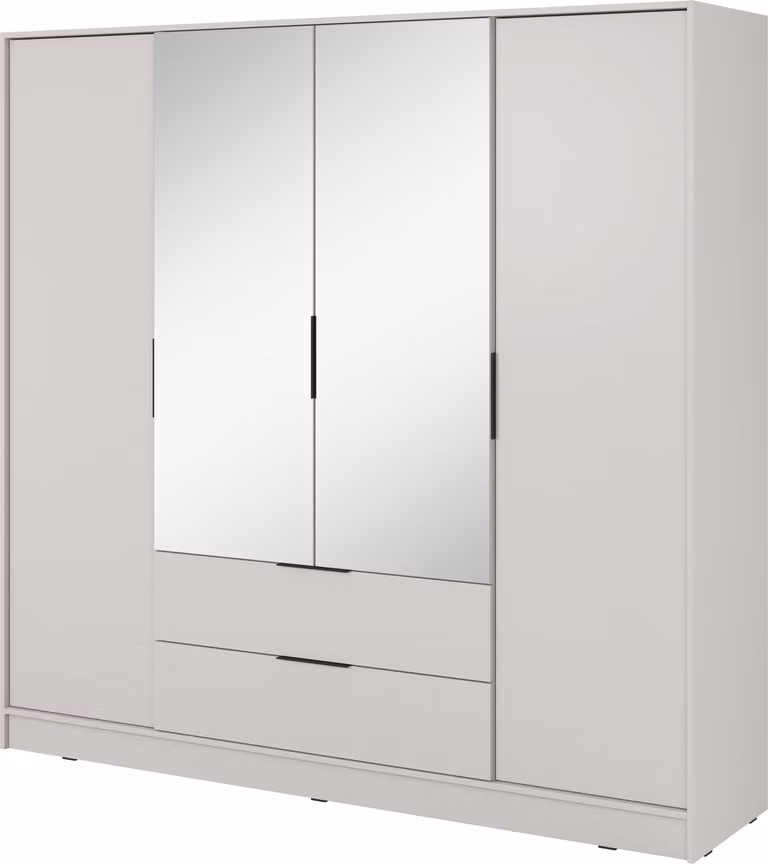 Armadio, moderno, in stile cachemire, con specchio centrale