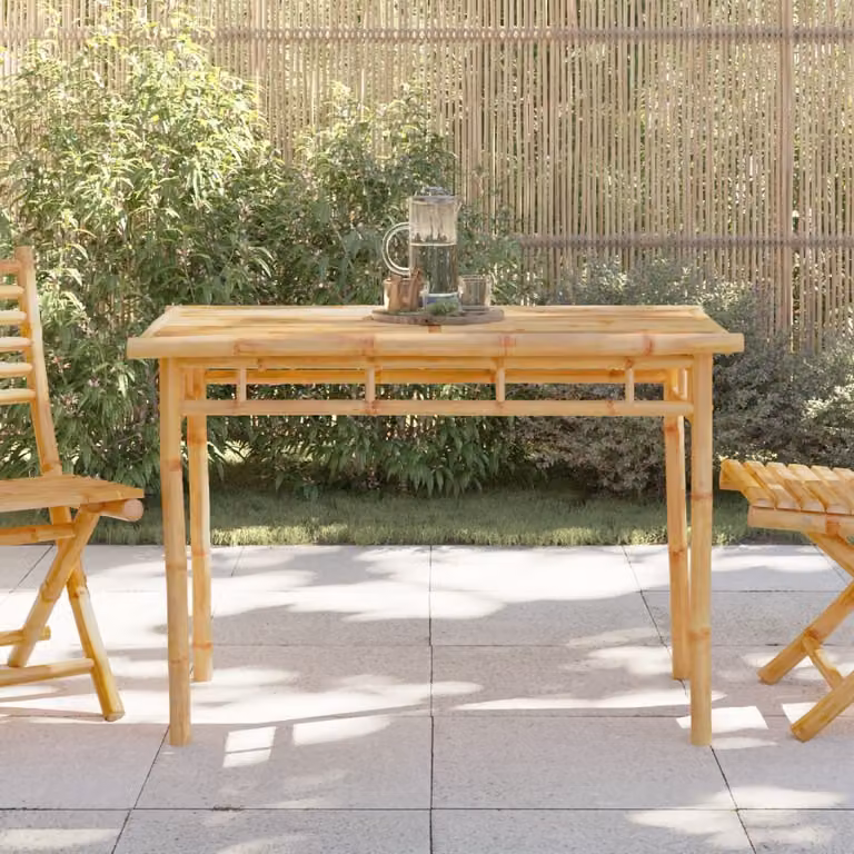 Maison Exclusive - Tavolo da esterno per giardino, 110x55x75 cm, in bambù