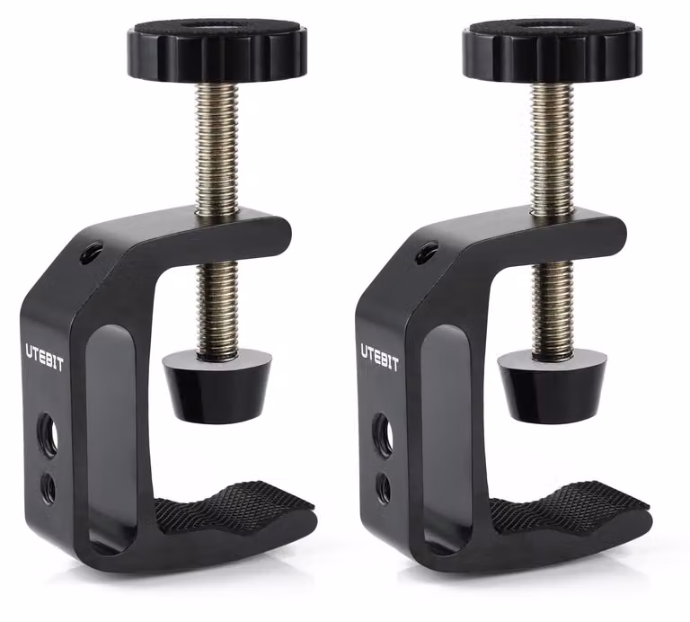 Solidchoice - Set di 2 morse universali con fori filettati da 1/4" e 3/8"