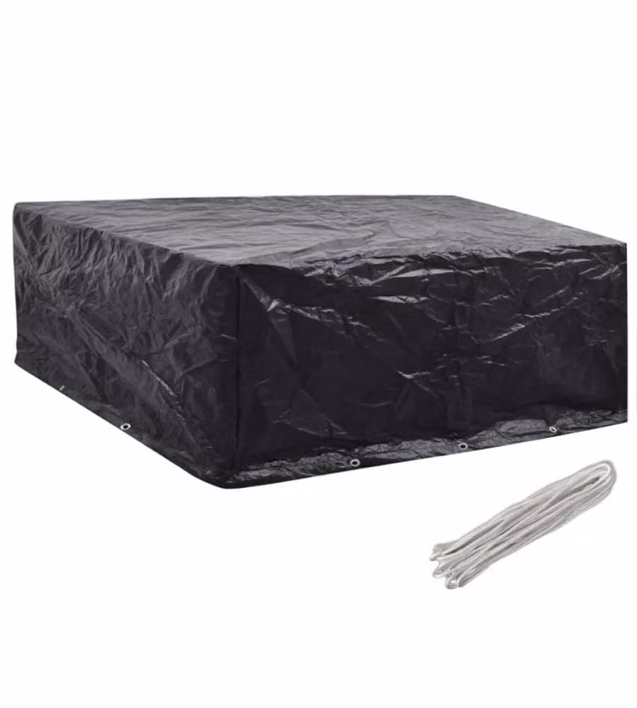 Coperture Arredi Giardino 2pz 10 Occhielli 260x260x90 cm