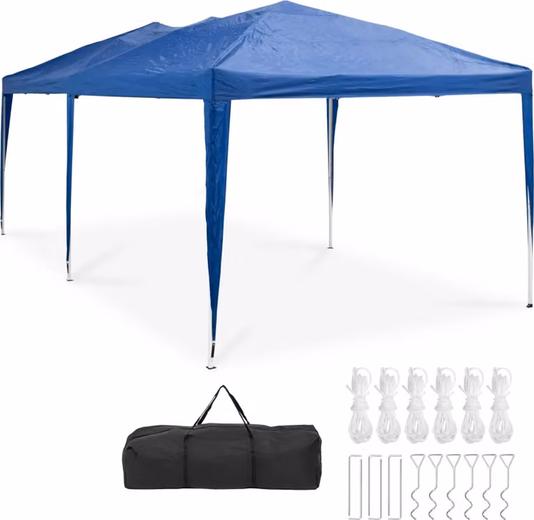 Expondo Gazebo pieghevole Uniprodo con tetto - 2,95 x 5,85 m - telo impermeabile