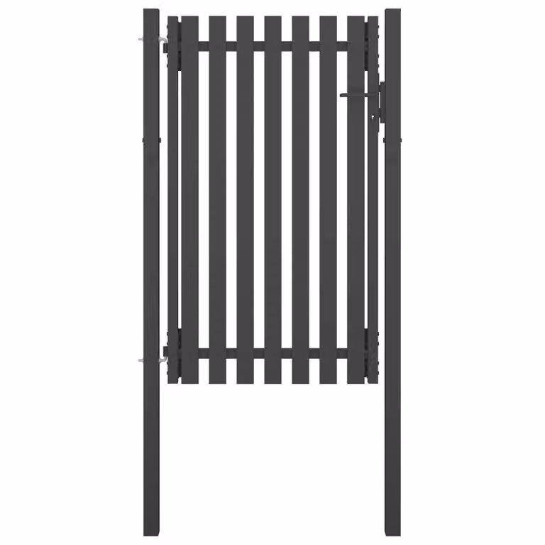 Maison Exclusive - Cancello per Recinzione da Giardino in Acciaio 100x150 cm Antracite