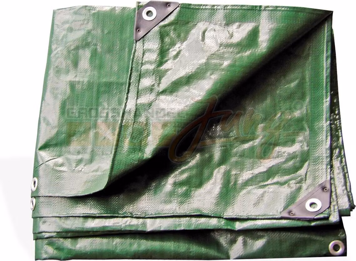 Telone impermeabile 6x10 m 210 g/m2, verde