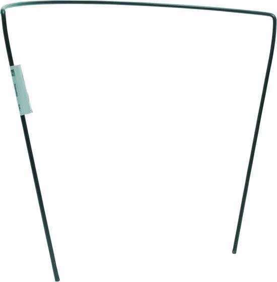 Sostegno per piante da giardino a forma di mezzaluna - sostegno verde da giardino - 35 x 40 cm