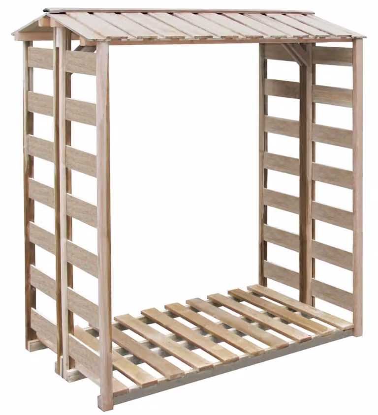 Capanno per attrezzi in legno - 150 x 90 x 176 cm - Legno di pino impregnato