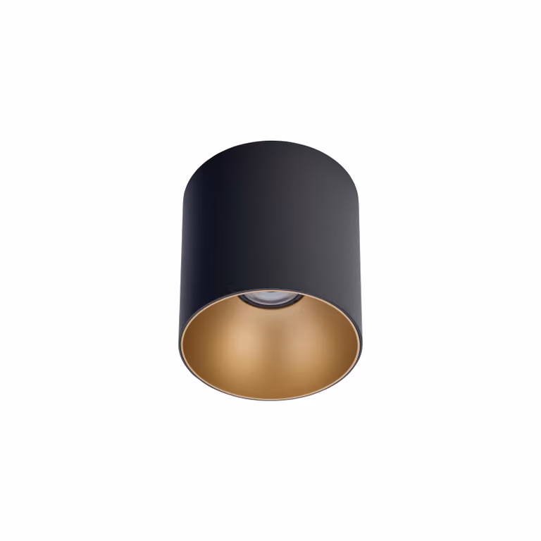 Faretto POINT oro-nero 1xGU10x10W in metallo, dimensioni: 12,5x12,7x12,7 cm, IP20, Nowodvorski Lighting