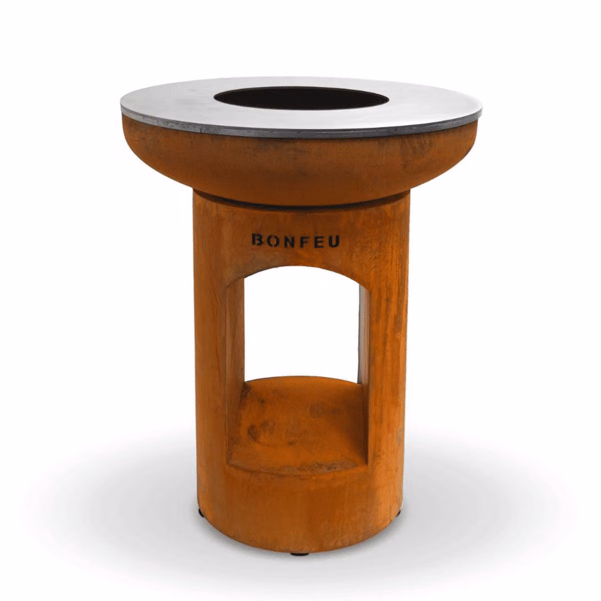 BonFeu - BonBiza Open in acciaio corten (Ø 80 cm)