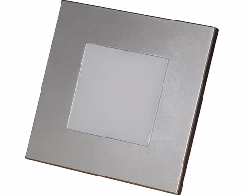 Apparecchio da incasso LED STEP LIGHT 1xLED/1W, 60lm, 4000K, argento