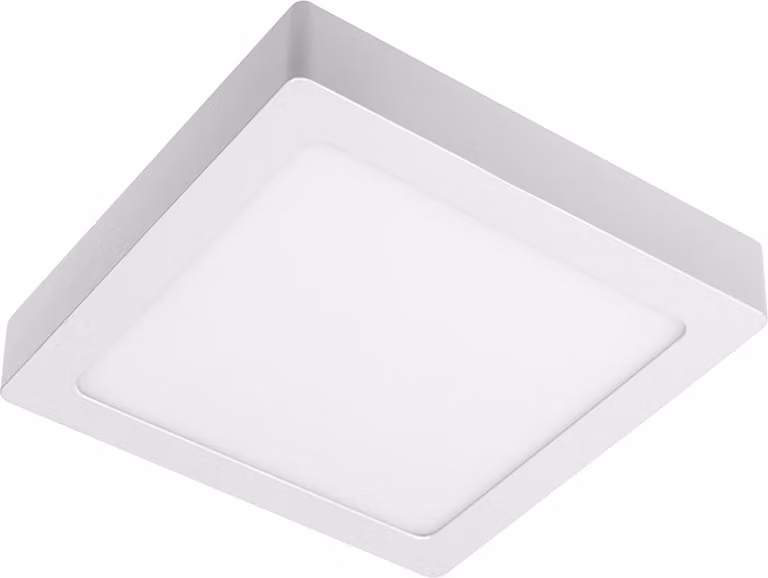 Lampada da soffitto a LED da 19 W, modello a pannello, squadrata | 1520 lumen | 22x22 cm | Bianco neutro (4000 K)