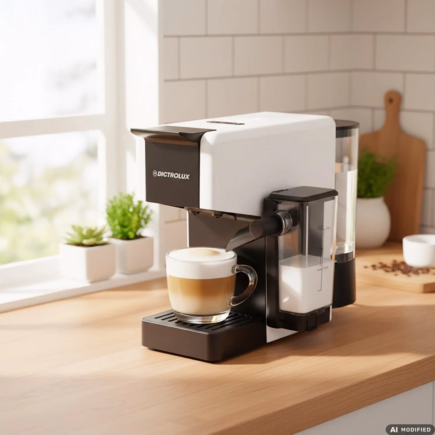 Macchina da caffè 3 in 1 Dictrolux Milvia White, 1400 Watt, compatibile con capsule Nespresso, Dolce Gusto e cialde ESE – 2