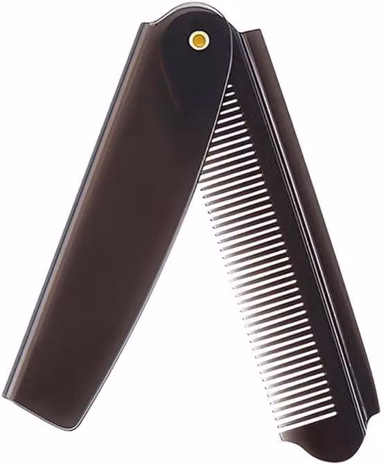 Spazzola per barba in plastica, taglia standard, per uomo, adatta per barba e baffi, resistente