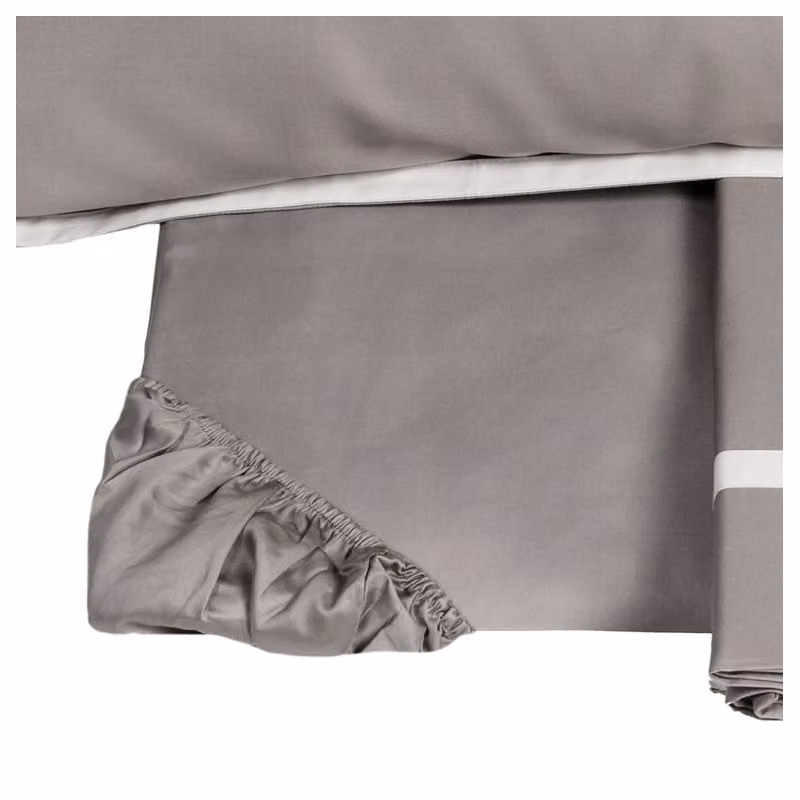 HELLEN Completo lenzuola - Taglia: 2 piazze,Colore: HELLEN - GRIGIO MEDIO/BIANCO SETA