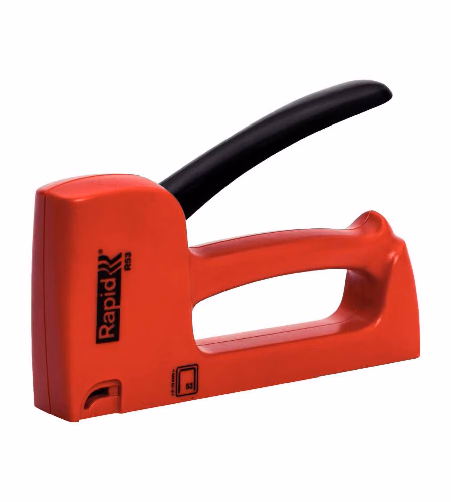 Rapid Graffatrice R53 - Leggera Ergonomica Rosso 4-10mm per Tessuti