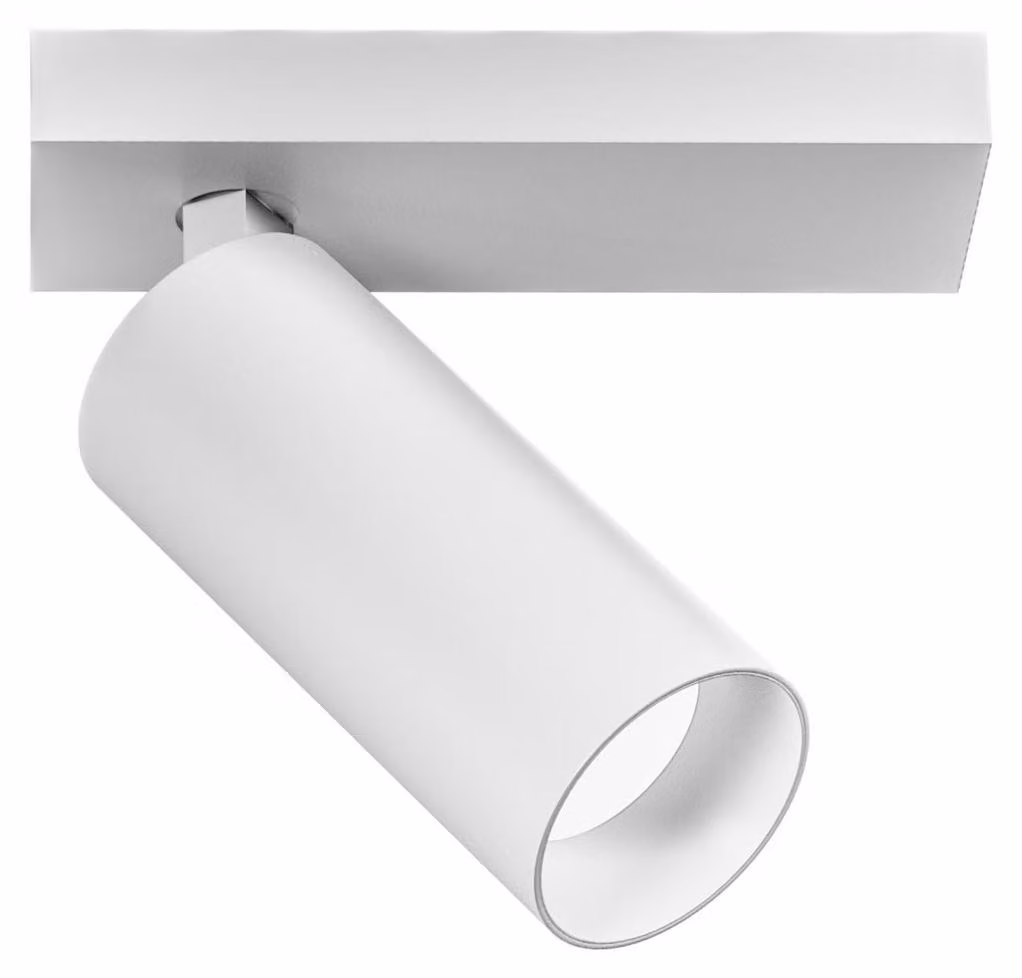 Plafoniera Orientabile GFA 12W LED 2700K Fascio 38° CRI>90 IP20 Alluminio Bianco Satinato - Gealuce
