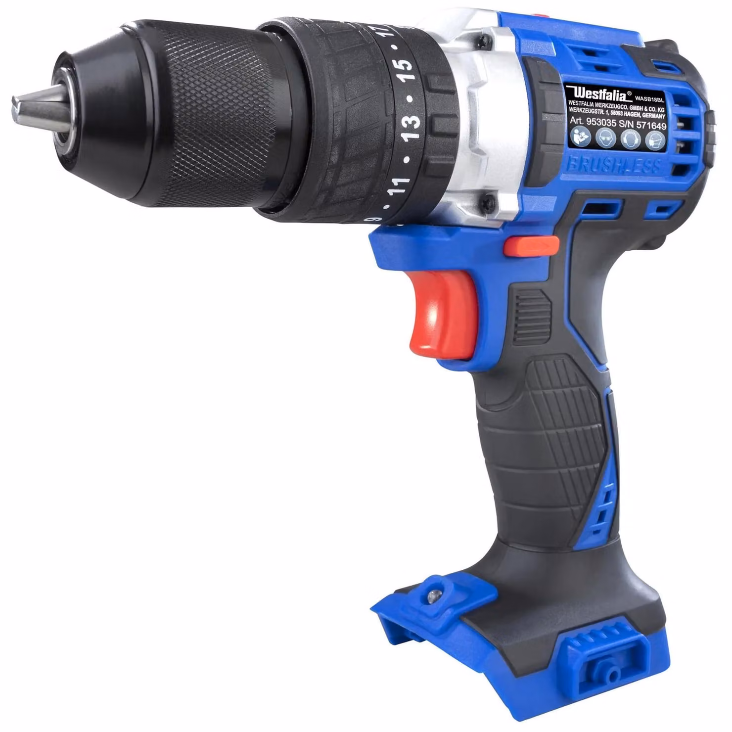 Trapano a percussione a batteria da 18 V agli ioni di litio WABS18BL -senza batteria e caricabatterie-