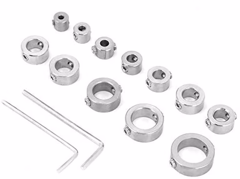Set di punte per trapano a tazza (Bohrsteckdosen) da 12 pezzi - da 3 a 16 mm, con limitatori di profondità in acciaio inossidabile e chiavi