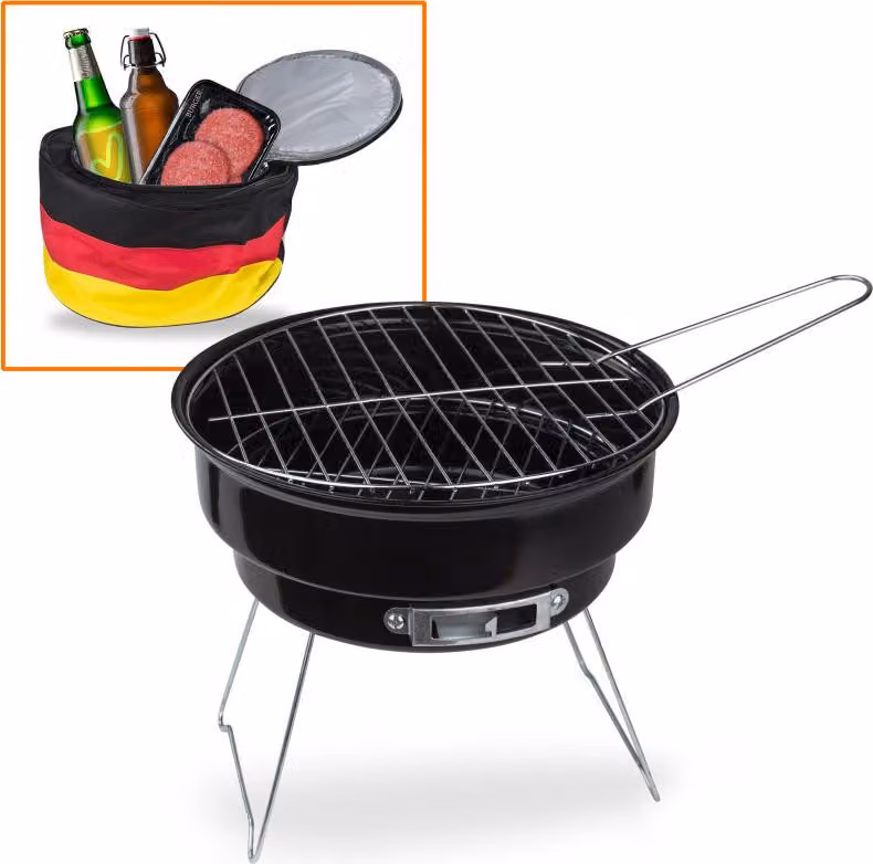 Grill con borsa termica Germania 2 in 1