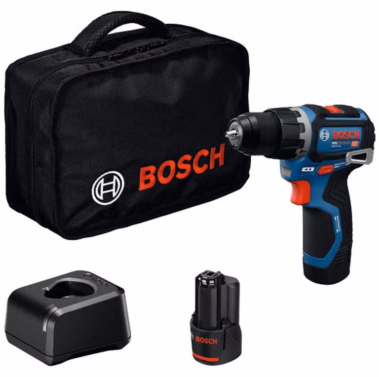 Trapano avvitatore a batteria GSB12V-32, con 2 batterie GBA 12V 2.0Ah, fornito in una custodia per utensili