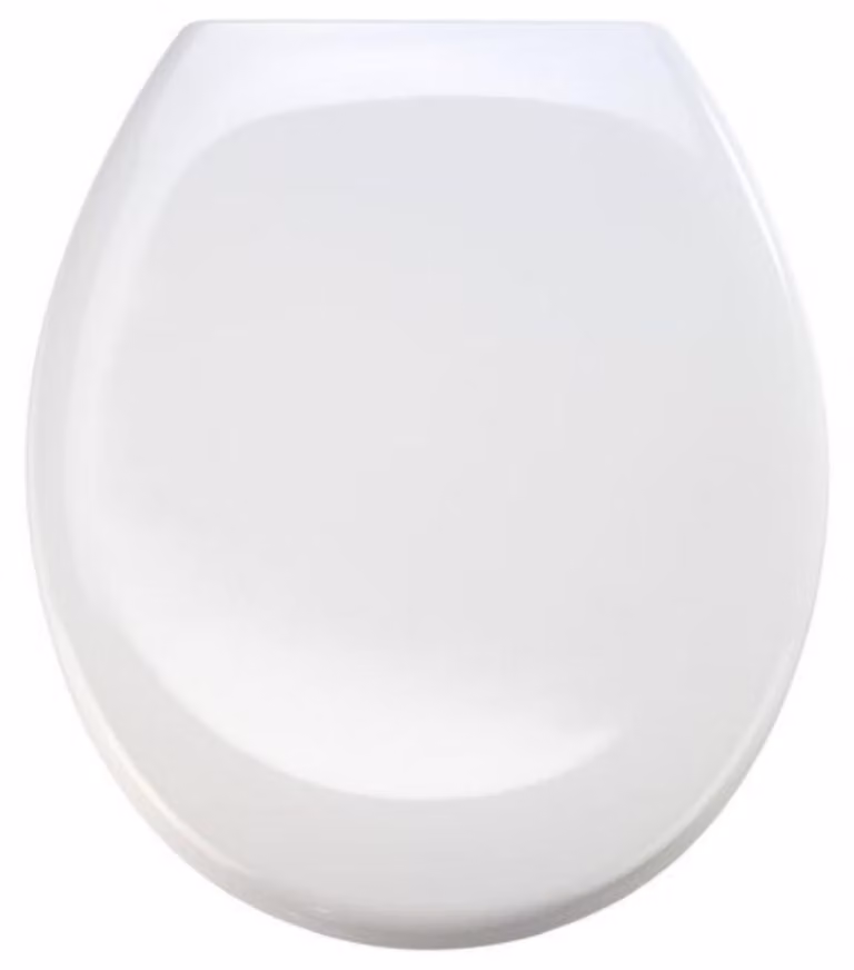 Schläfer 4633101 | Copriwater Universale Sedile Wc, Coprivaso in Thermoplast, Copri Wc Termoplasico con Cerniere Regolabili. Colore Bianco Lucido