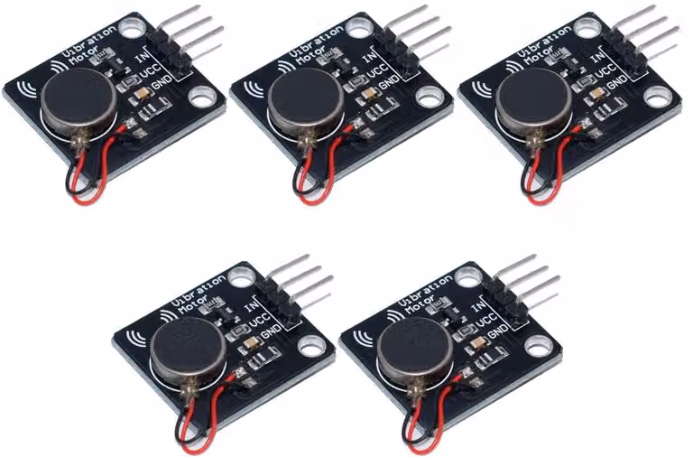 Modulo motore a vibrazione PWM, 5 pezzi, per telefoni cellulari e progetti fai-da-te