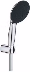 Set doccetta Grohe Start 110 2F con soffione flessibile e supporto, Cromo lucido