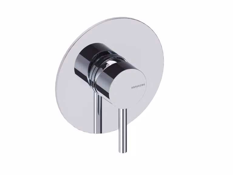 SANYCCES LOOP ColdOpen Miscelatore doccia da incasso con corpo da incasso, cromato