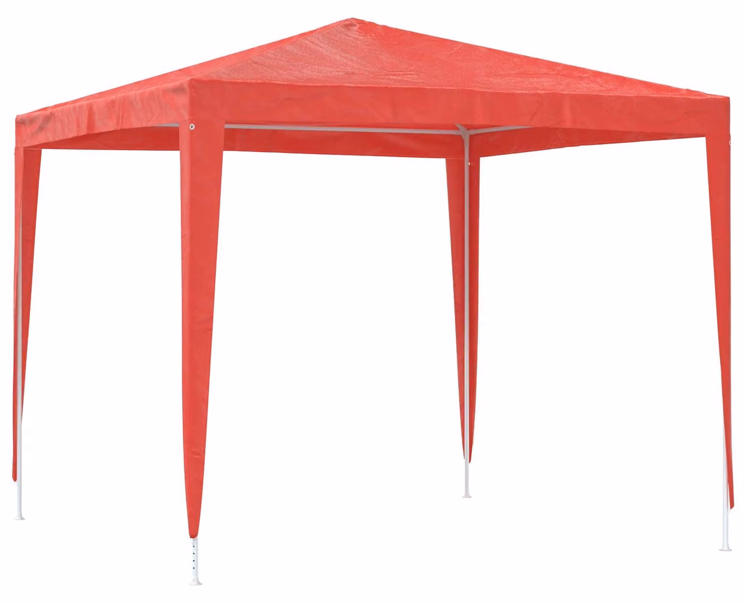 Tenda Party 250 x 250 x 240 cm Rosso PE e Acciaio