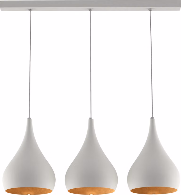 Lampada A Sospensione Calice Lineare X3 Foglie