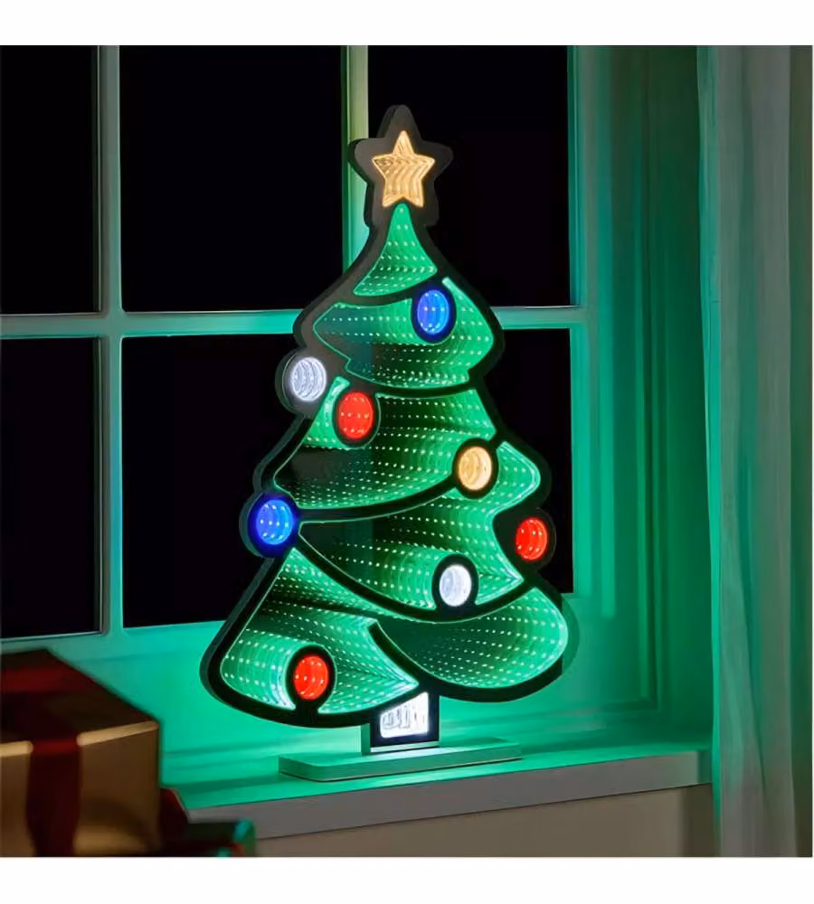 Luce Decorativa LED Infinity Albero di Natale - 60 cm