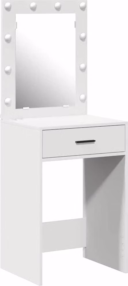 Tavolo da Trucco Bianco 50 x 41 x 135 cm Legno multistrato