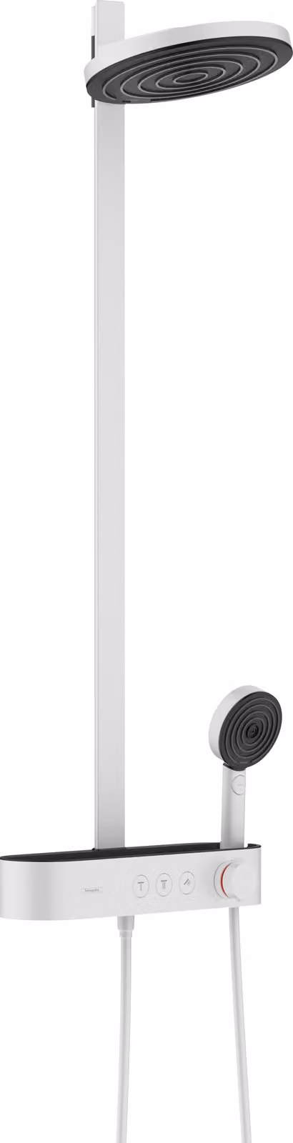 hansgrohe Pulsify S Showerpipe 260, 2 types de jets (EcoSmart) avec ShowerTablet Select 400, 24241700, 24241700
