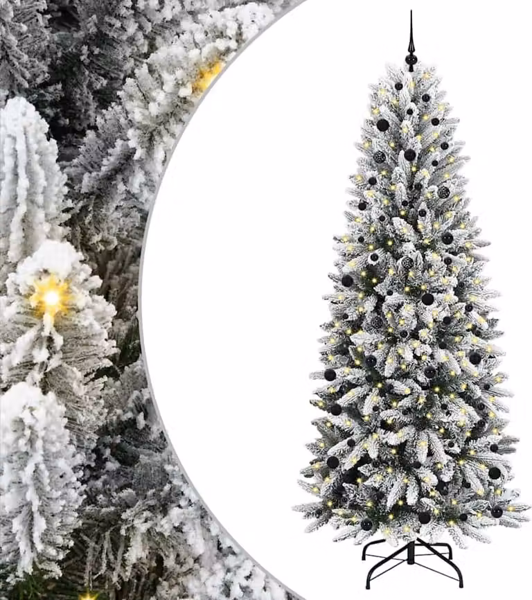 Albero di Natale artificiale con 300 LED Bianco 240 cm