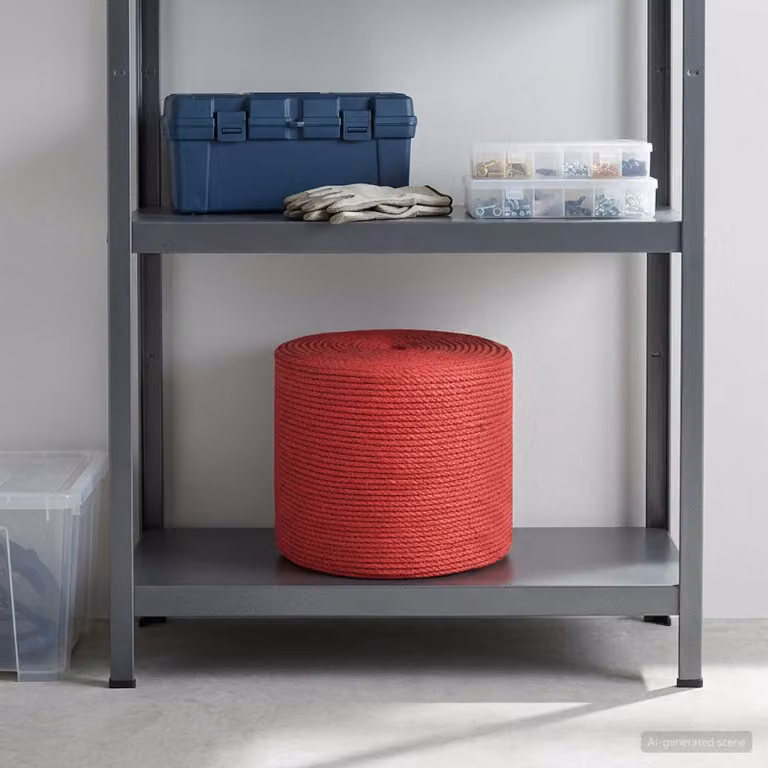 Corda di Juta vidaXL Rossa 12 mm in 100% Juta