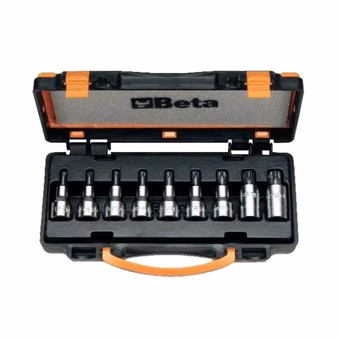 Set di chiavi a bussola Torx Beta 920TX-C9 da 9 pezzi, attacco 1/2 pollice, colore nero – 2