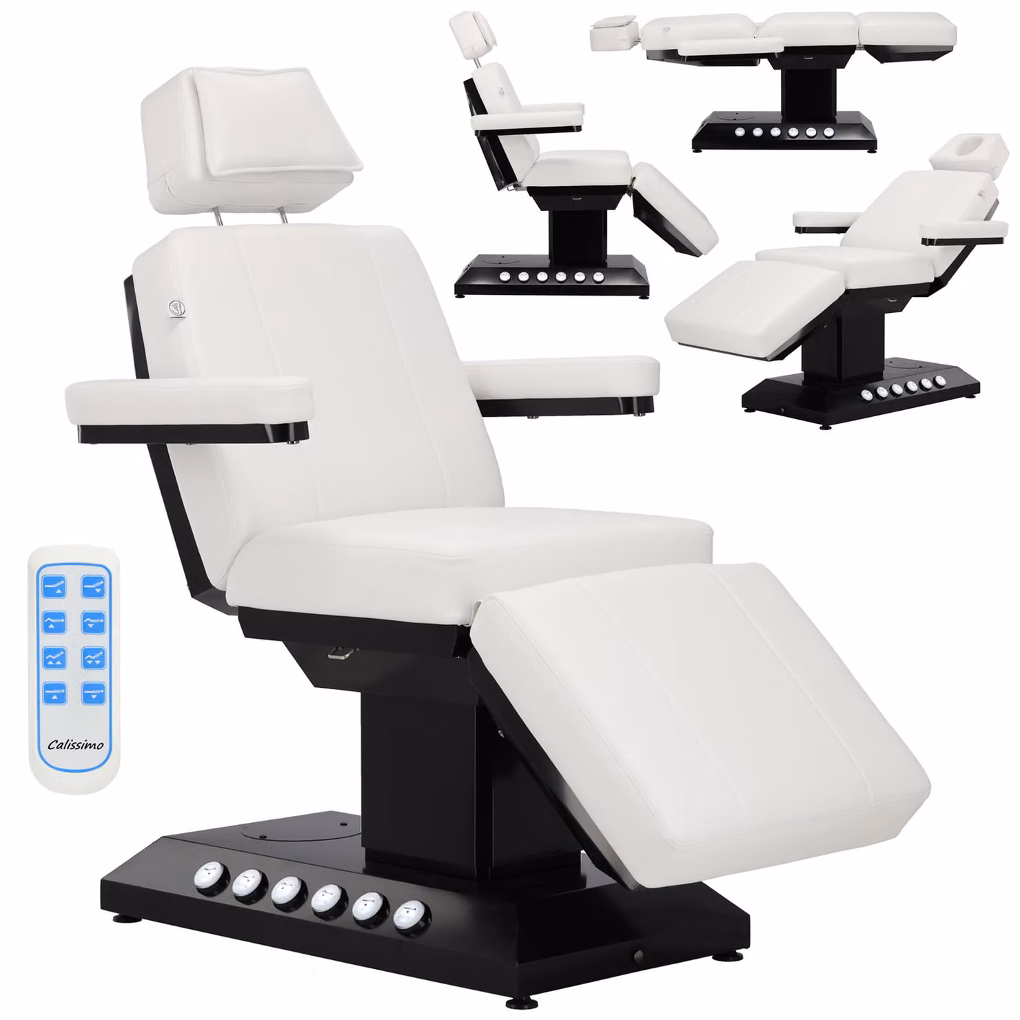 Poltrona estetica elettrica per salone di bellezza pedicure regolazione controllo a pedale + telecomando 3 attuatori Bologna
