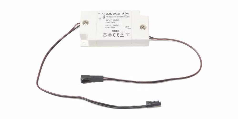 L&S LED radio dimmer set di follow-up 12 V 36 W bianco set di follow-up - 2000446