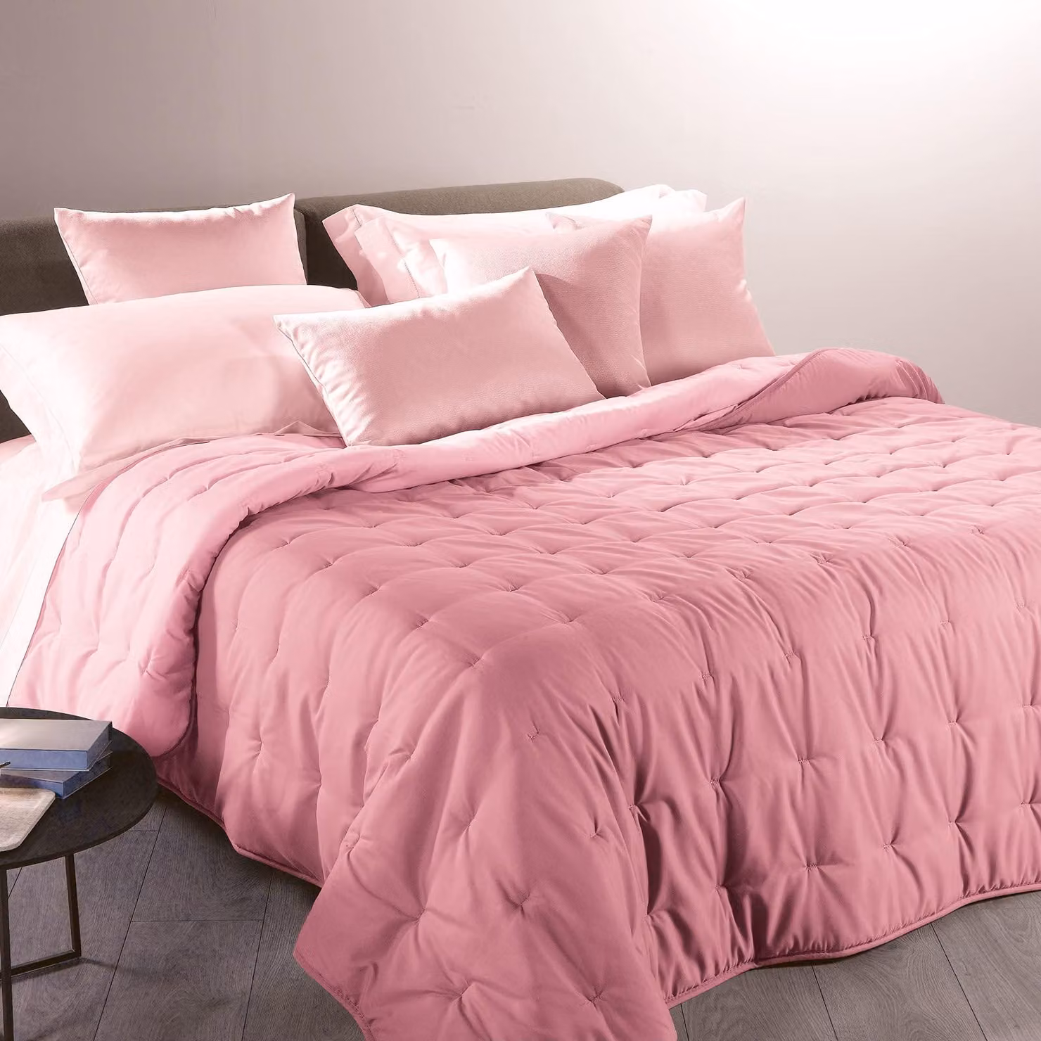 Coperta riscaldante in microfibra per letto matrimoniale, motivo: orchidea