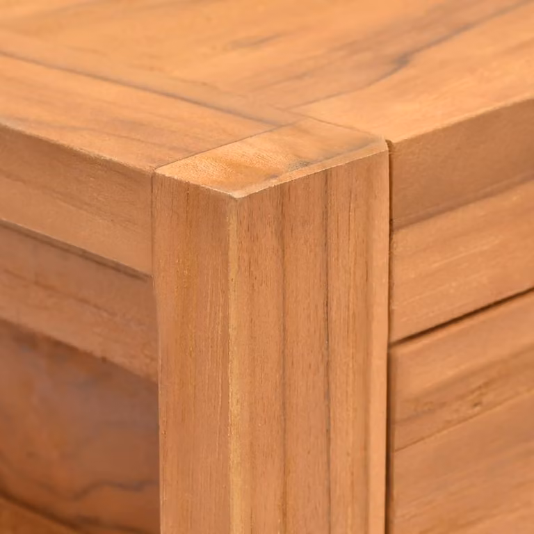 vidaXL Scrivania con 2 cassetti 100x40x75 cm in legno di teak